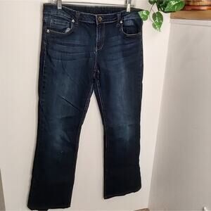 Kut From The Kloth Dark Wash Denim Straight Leg Jeans Size 10